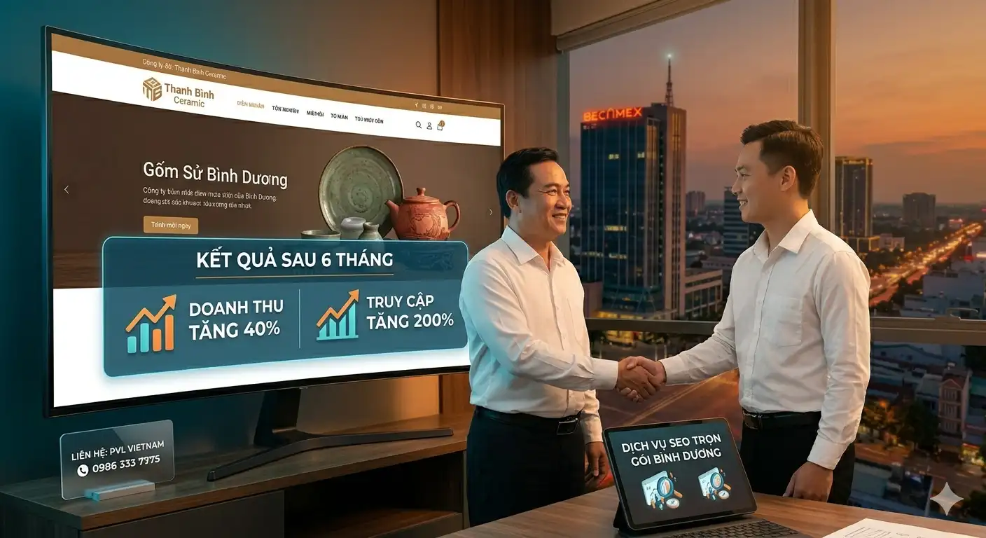 PVL Vietnam — Đơn Vị Thiết Kế Website tại Bình Dương
