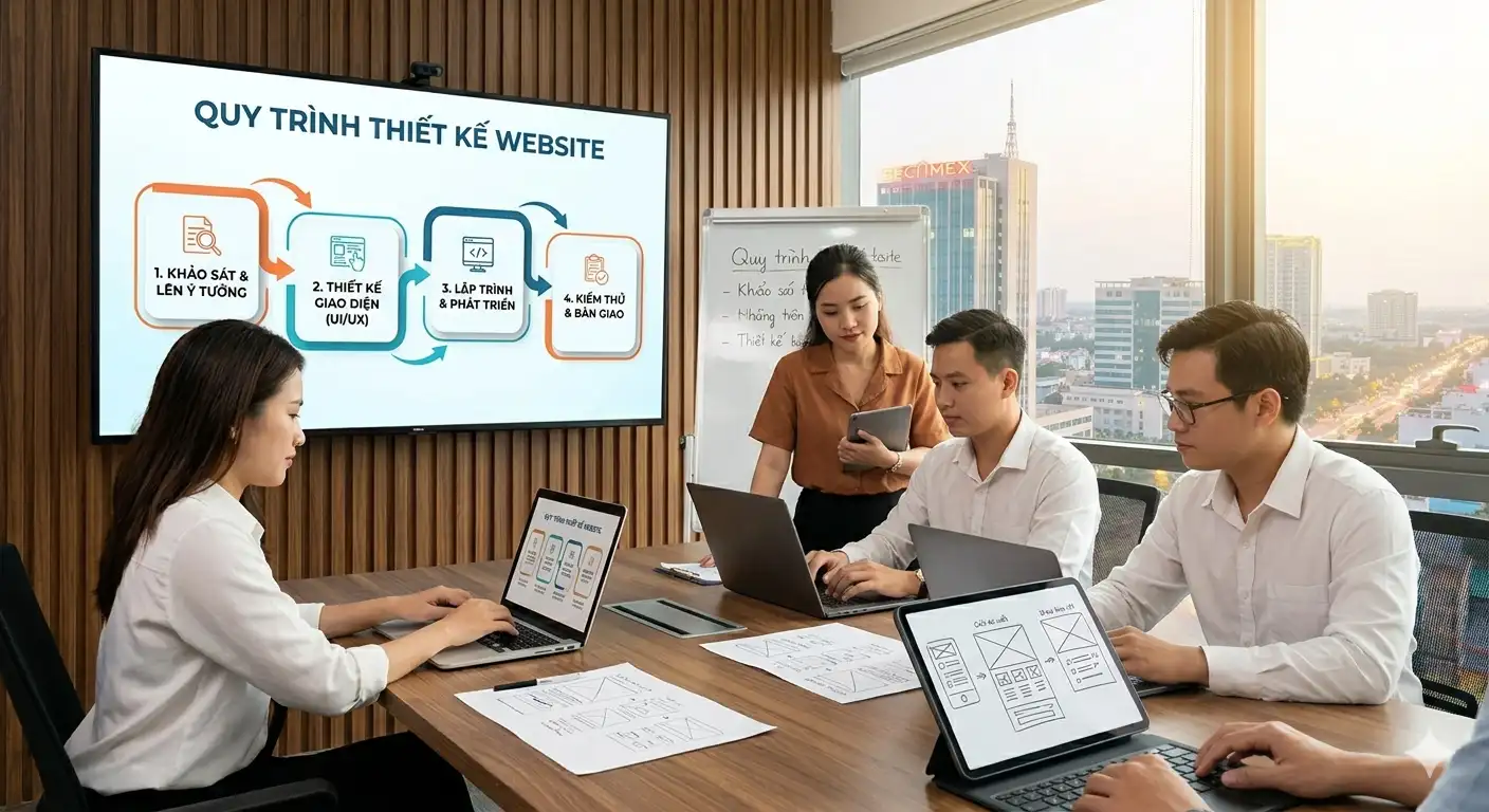 Quy Trình Thiết Kế Website Chuẩn Chuyên Nghiệp