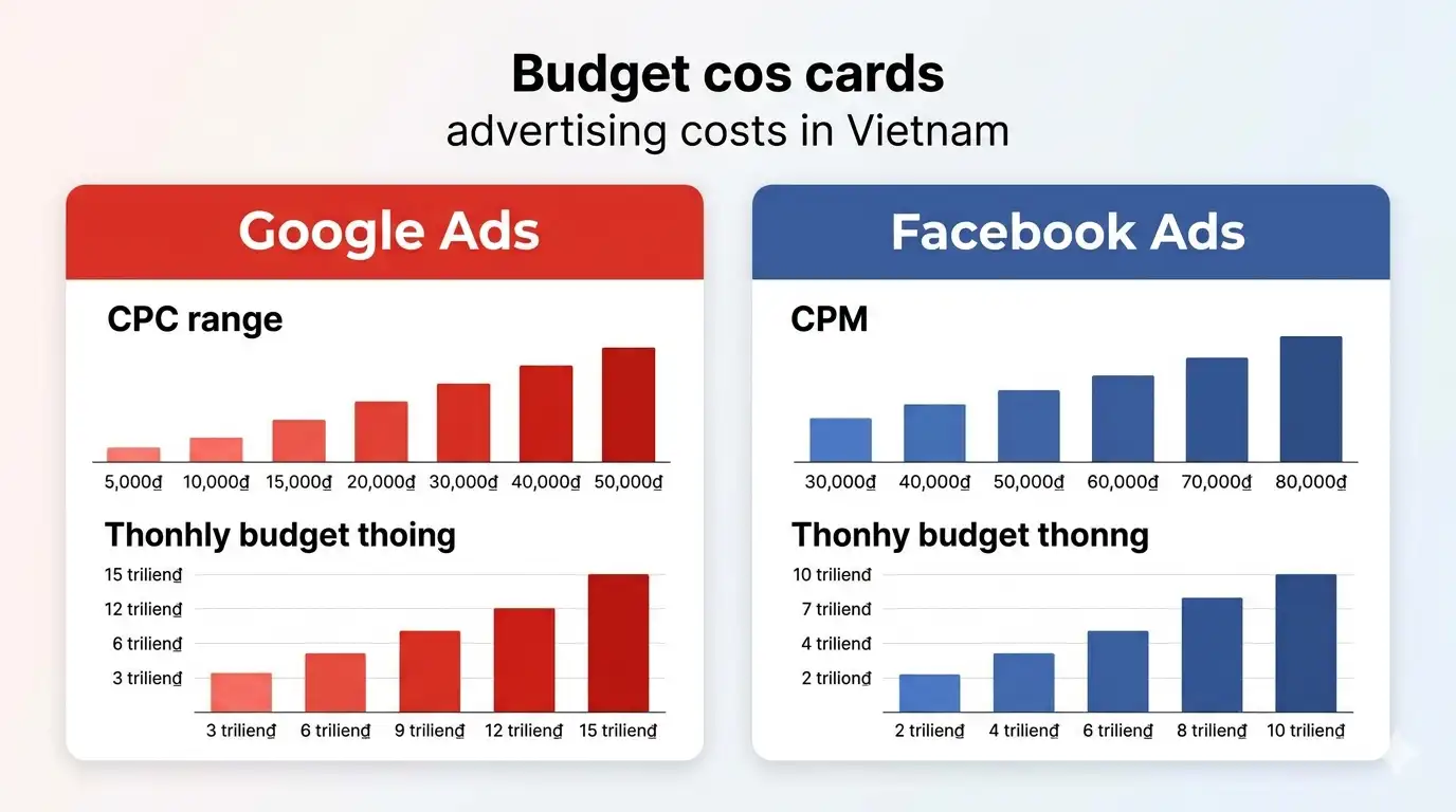chi phí chạy google ads và facebook ads tại bình dương 2025
