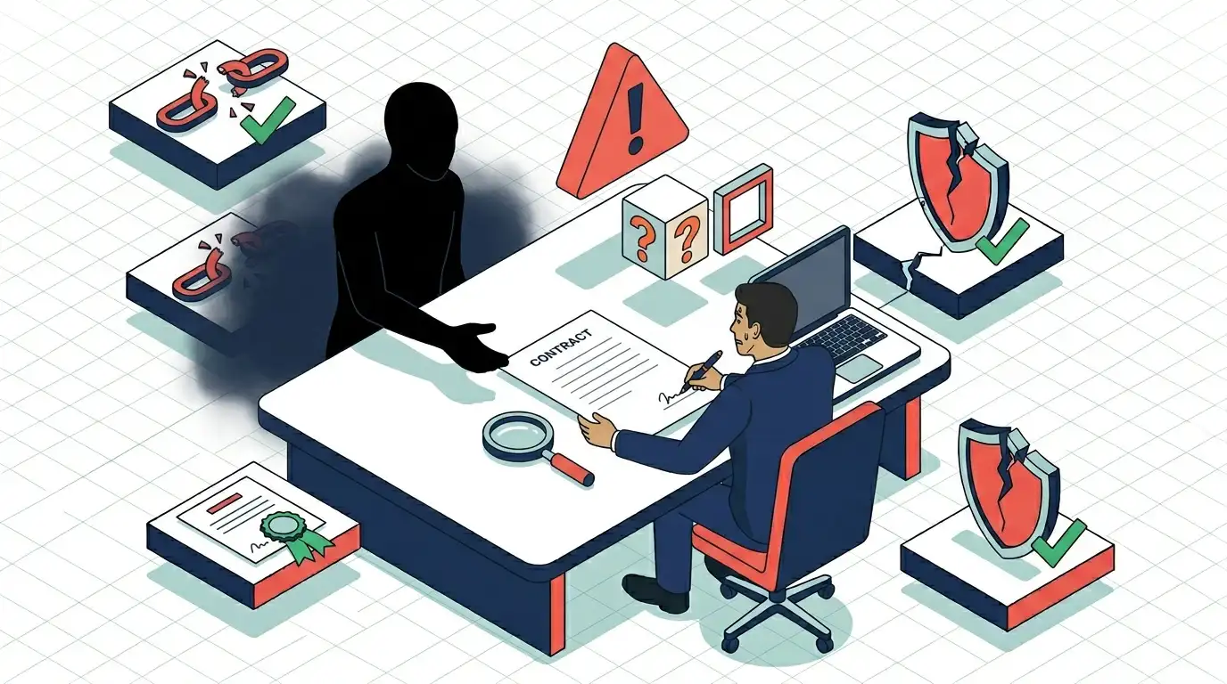 Hợp đồng thiết kế website thiếu chi tiết — rủi ro điều khoản mơ hồ khi thuê đơn vị kém