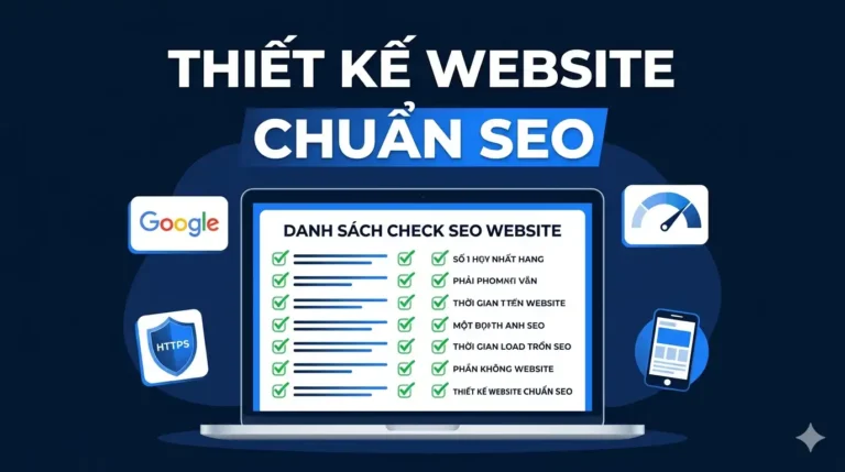 Thiết Kế Website Chuẩn SEO Là Gì? Checklist 20 Điểm Cần Có