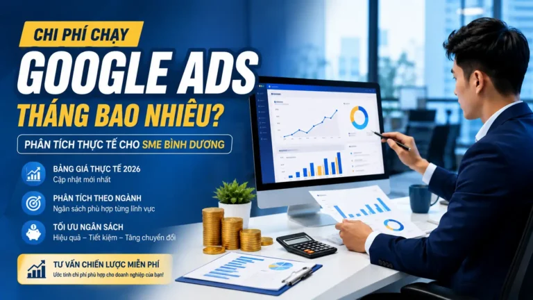 Chi Phí Chạy Google Ads Một Tháng Bao Nhiêu? Phân Tích Thực Tế cho SME Bình Dương