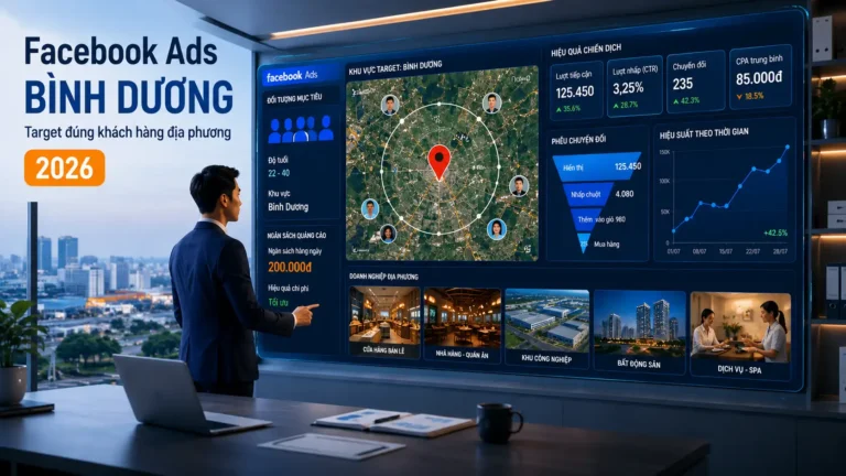 Chạy Facebook Ads tại Bình Dương: Target đúng khách hàng địa phương