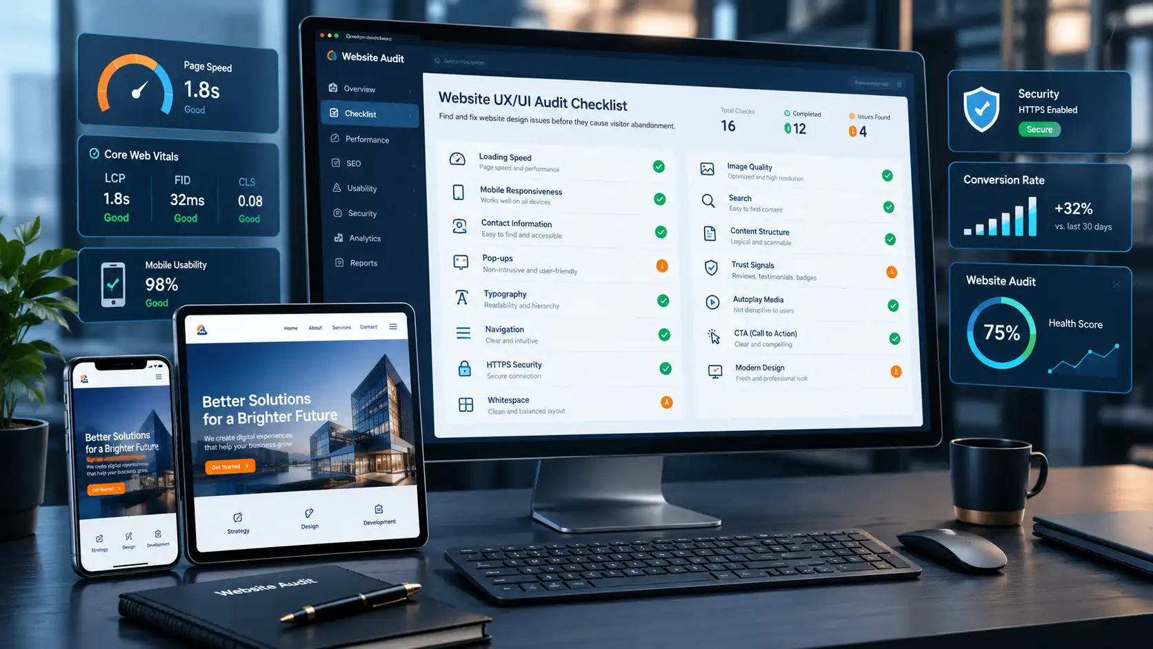 Checklist kiểm tra 15 lỗi thiết kế website và trải nghiệm người dùng