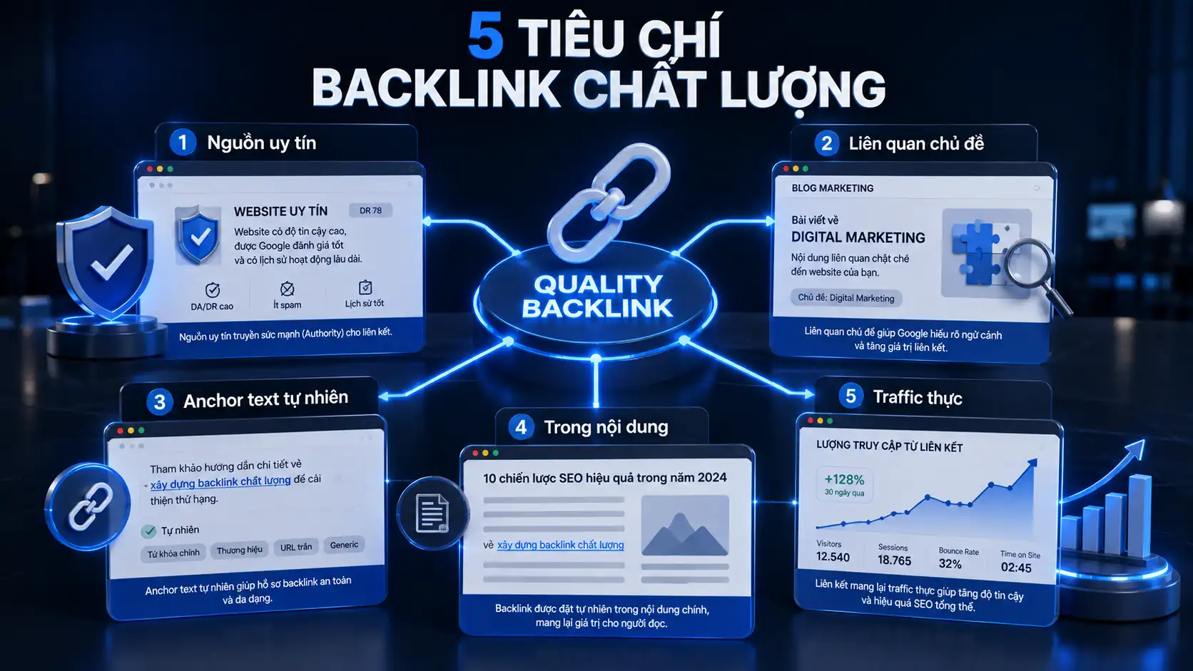 5 tiêu chí đánh giá backlink chất lượng trong SEO
