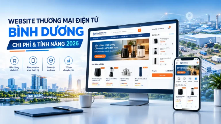 Website Thương Mại Điện Tử Bình Dương: Chi Phí & Tính Năng